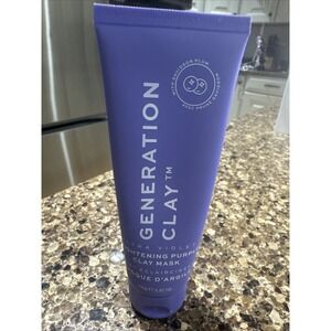 Generation‎ Clay Ultra Violet Brightening Purple Clay Mask 100g / 3.97oz NIB $39